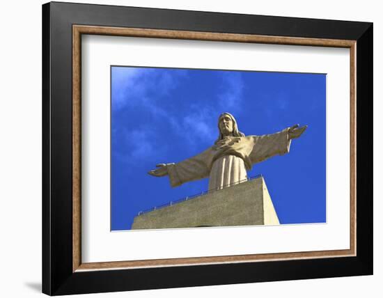 Statue of Christ, Cristo Rei, Lisbon, Portugal, South West Europe-Neil Farrin-Framed Photographic Print