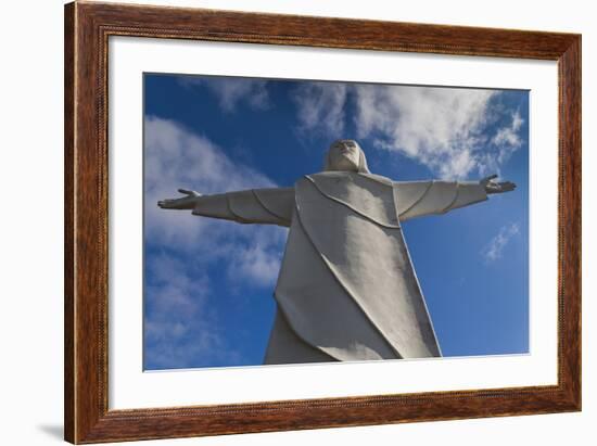 Statue of Christ of the Ozarks, Eureka Springs, Arkansas, USA-Walter Bibikow-Framed Photographic Print