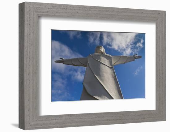 Statue of Christ of the Ozarks, Eureka Springs, Arkansas, USA-Walter Bibikow-Framed Photographic Print