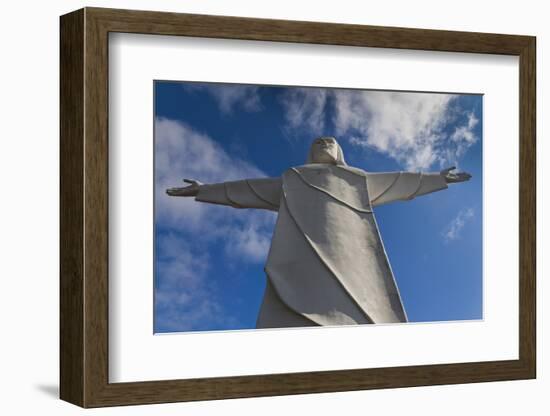 Statue of Christ of the Ozarks, Eureka Springs, Arkansas, USA-Walter Bibikow-Framed Photographic Print