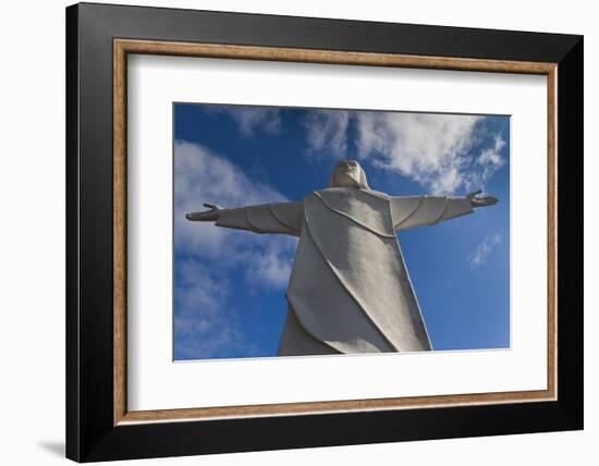 Statue of Christ of the Ozarks, Eureka Springs, Arkansas, USA-Walter Bibikow-Framed Photographic Print