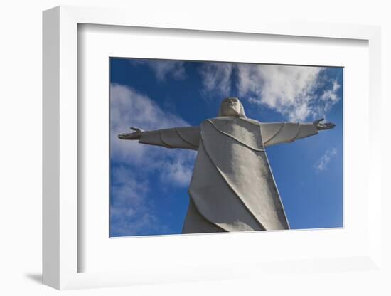 Statue of Christ of the Ozarks, Eureka Springs, Arkansas, USA-Walter Bibikow-Framed Photographic Print