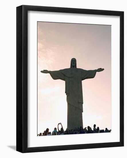 Statue of Christ the Redeemer, Corcovado, Rio De Janeiro, Brazil, South America-Angelo Cavalli-Framed Photographic Print