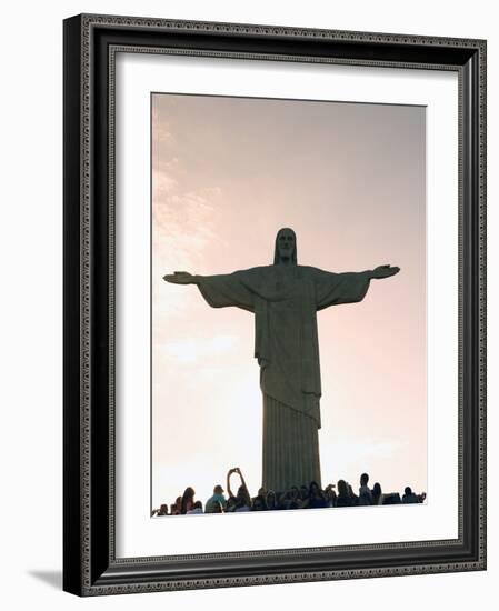 Statue of Christ the Redeemer, Corcovado, Rio De Janeiro, Brazil, South America-Angelo Cavalli-Framed Photographic Print