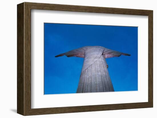 Statue of Christ the Redeemer on Corcovado, Rio de Janeiro, Brazil-Keren Su-Framed Photographic Print