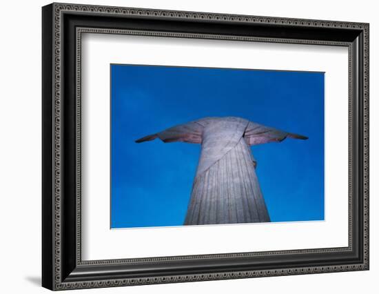 Statue of Christ the Redeemer on Corcovado, Rio de Janeiro, Brazil-Keren Su-Framed Photographic Print