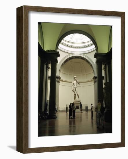 Statue of David, Accademia Gallery, Florence, Italy-Peter Thompson-Framed Photographic Print