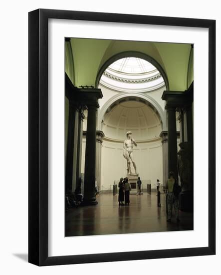 Statue of David, Accademia Gallery, Florence, Italy-Peter Thompson-Framed Photographic Print