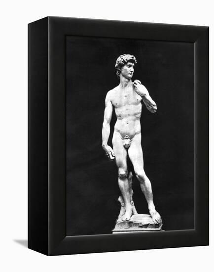 Statue of David, Florence, Italy, 1893-John L Stoddard-Framed Premier Image Canvas