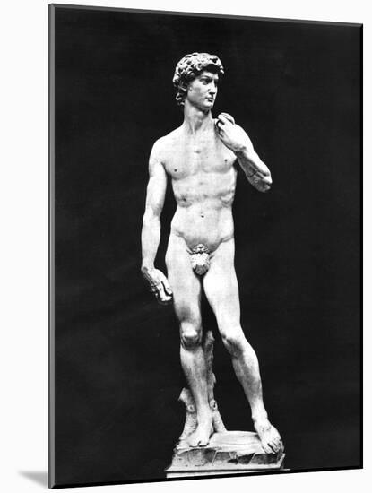 Statue of David, Florence, Italy, 1893-John L Stoddard-Mounted Giclee Print