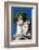 Statue of Dea Roma (Goddess Roma), Piazza del Popolo, Rome-Nico Tondini-Framed Photographic Print