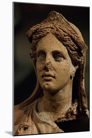 Statue of Demeter, 4Th-3Rd Century (Clay)-Roman-Mounted Giclee Print
