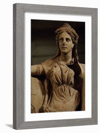 Statue of Demeter, 4Th-3Rd Century (Clay)-Roman-Framed Giclee Print