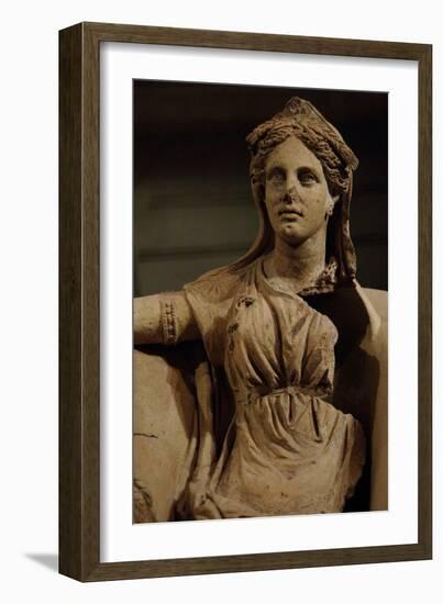 Statue of Demeter, 4Th-3Rd Century (Clay)-Roman-Framed Giclee Print