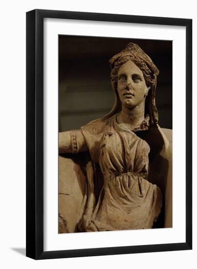 Statue of Demeter, 4Th-3Rd Century (Clay)-Roman-Framed Giclee Print