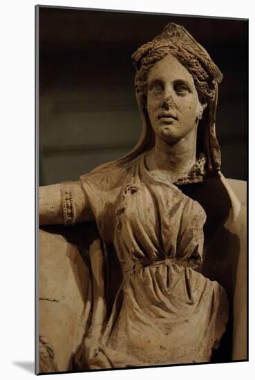 Statue of Demeter, 4Th-3Rd Century (Clay)-Roman-Mounted Giclee Print