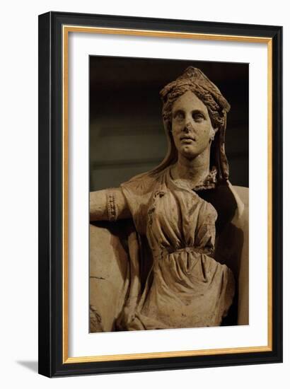 Statue of Demeter, 4Th-3Rd Century (Clay)-Roman-Framed Giclee Print