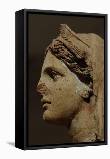 Statue of Demeter, 4Th-3Rd Century (Clay)-Roman-Framed Premier Image Canvas