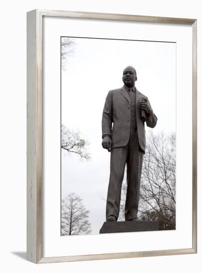 Statue Of Dr. Martin Luther King, Jr., In The Kelly Ingram Park, Birmingham, Alabama-Carol Highsmith-Framed Art Print