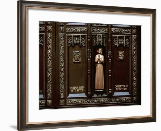 Statue of Elizabeth Ann Seton-null-Framed Giclee Print