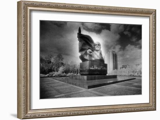 Statue of Ernst Thalmann, East Berlin, Germany-Simon Marsden-Framed Giclee Print