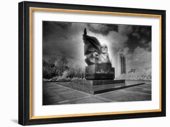 Statue of Ernst Thalmann, East Berlin, Germany-Simon Marsden-Framed Giclee Print