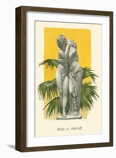 Statue of Eros and Psyche-null-Framed Premium Giclee Print