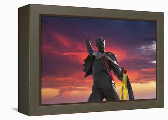 Statue of Freddy Mercury, Montreux, Canton Vaud, Switzerland, Europe-Angelo Cavalli-Framed Premier Image Canvas