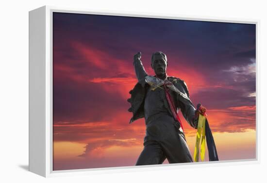 Statue of Freddy Mercury, Montreux, Canton Vaud, Switzerland, Europe-Angelo Cavalli-Framed Premier Image Canvas