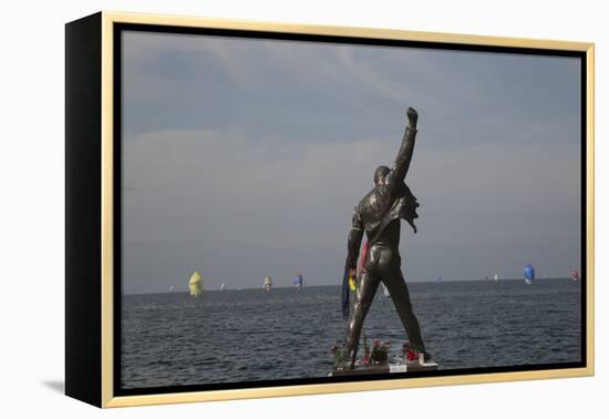 Statue of Freddy Mercury, Montreux, Canton Vaud, Switzerland, Europe-Angelo Cavalli-Framed Premier Image Canvas