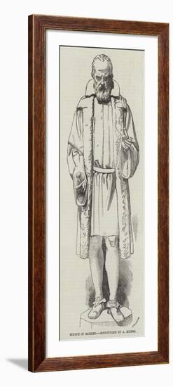 Statue of Galileo, Sculptured by a Munro-null-Framed Giclee Print