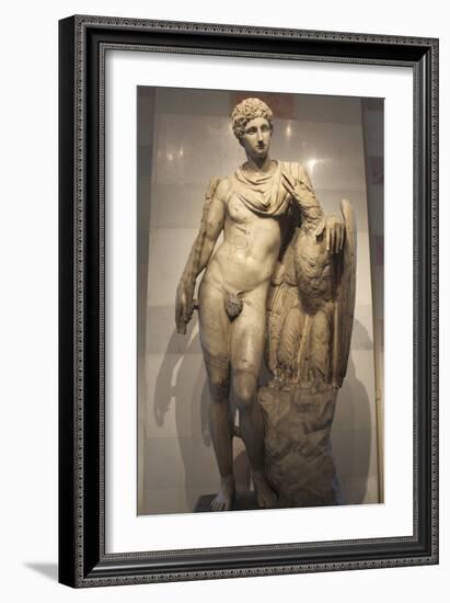 Statue of Ganymede with the Eagle-null-Framed Photographic Print