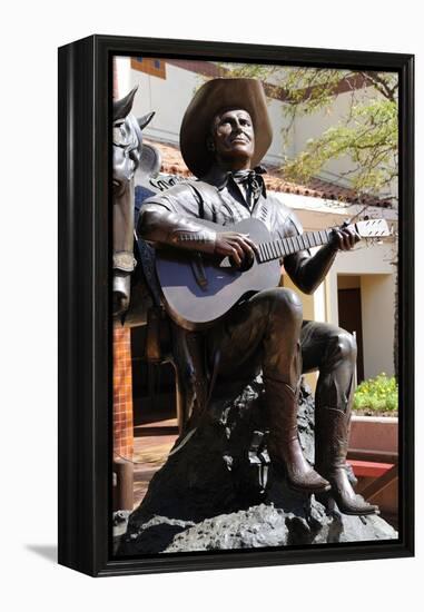 Statue of Gene Autry at the Autry National Center and Museum of the American West in Griffith…-null-Framed Premier Image Canvas