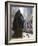 Statue of George Washington in Front of Federal Hall, with the New York Stock Exchange Behind-Amanda Hall-Framed Photographic Print