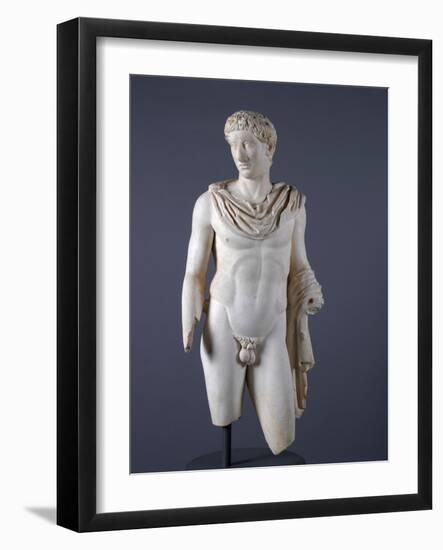 Statue of God or Hero (Marble)-Roman-Framed Giclee Print