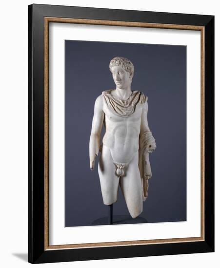 Statue of God or Hero (Marble)-Roman-Framed Giclee Print