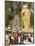 Statue of Hindu Deity with Pilgrims Walking 272 Steps up to Batu Caves, Selangor, Malaysia-Richard Nebesky-Mounted Photographic Print