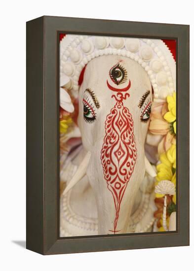 Statue of Hindu God Ganesh, Paris, France, Europe-Godong-Framed Premier Image Canvas