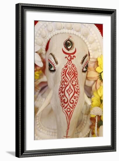 Statue of Hindu God Ganesh, Paris, France, Europe-Godong-Framed Photographic Print