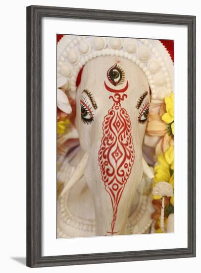 Statue of Hindu God Ganesh, Paris, France, Europe-Godong-Framed Photographic Print