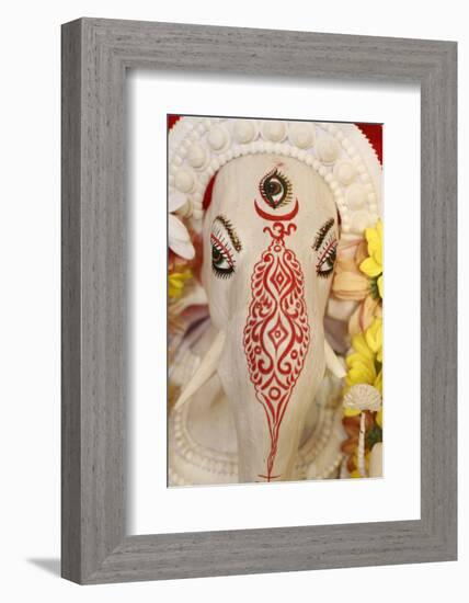 Statue of Hindu God Ganesh, Paris, France, Europe-Godong-Framed Photographic Print