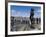 Statue of Horatio Nelson Overlooking the Thames and Canary Wharf, Greenwich, London, England-Ethel Davies-Framed Photographic Print