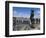 Statue of Horatio Nelson Overlooking the Thames and Canary Wharf, Greenwich, London, England-Ethel Davies-Framed Photographic Print