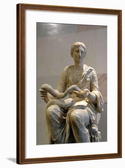 Statue of Hygieia, Goddess of Health-null-Framed Photographic Print