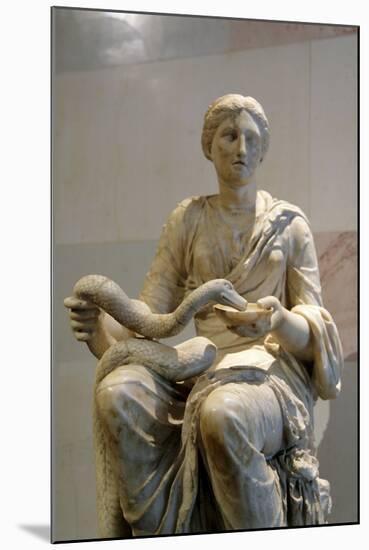 Statue of Hygieia, Goddess of Health-null-Mounted Photographic Print