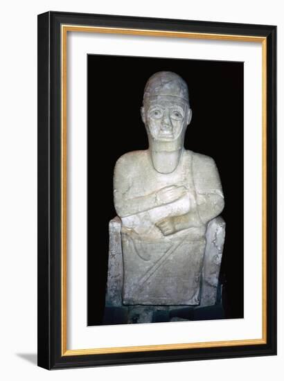 Statue of Idrimi, Late Bronze Age/Syrian, 16th century BC. Artist: Unknown-Unknown-Framed Giclee Print