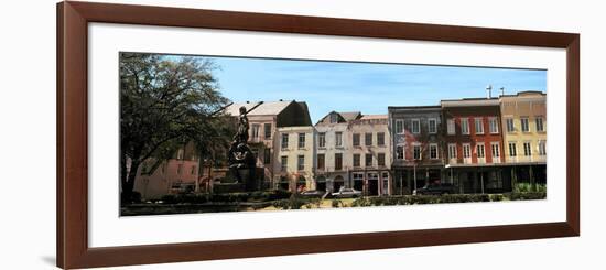 Statue of Jean-Baptiste Le Moyne De Bienville, French Quarter, New Orleans, Louisiana, USA-null-Framed Photographic Print