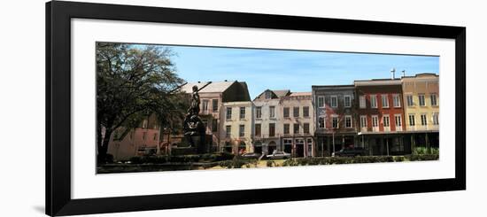 Statue of Jean-Baptiste Le Moyne De Bienville, French Quarter, New Orleans, Louisiana, USA-null-Framed Photographic Print