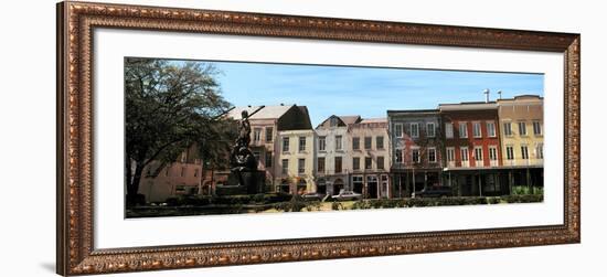 Statue of Jean-Baptiste Le Moyne De Bienville, French Quarter, New Orleans, Louisiana, USA-null-Framed Photographic Print