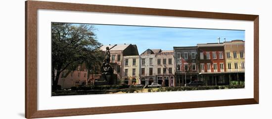 Statue of Jean-Baptiste Le Moyne De Bienville, French Quarter, New Orleans, Louisiana, USA-null-Framed Photographic Print